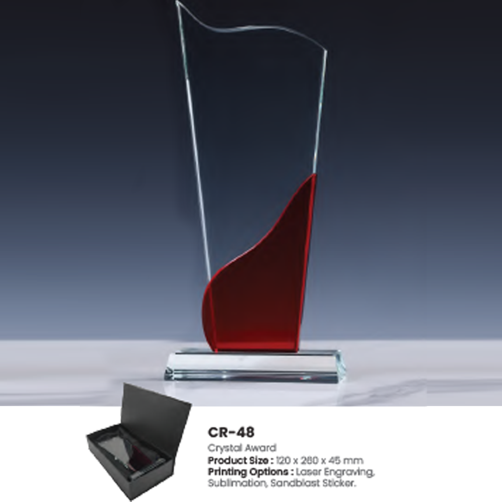 Premium Crystal Award CR-48